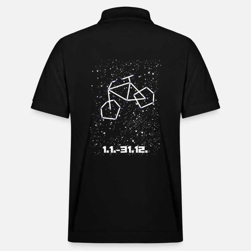 Signe du zodiaque Cyclisme - Polo PREPSTER bio Stanley/Stella Unisexe - noir