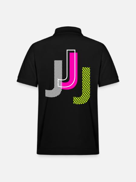 J Letter - Stanley/Stella Unisex Organic Polo Shirt PREPSTER - black
