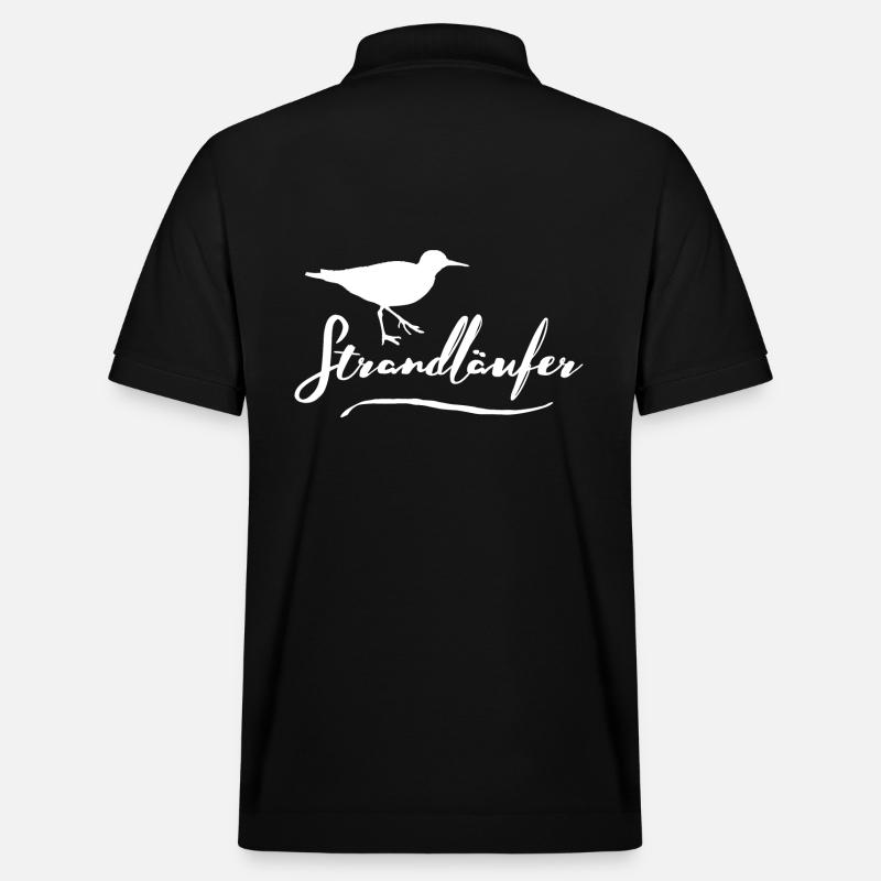 Strandläufer - Stanley/Stella Unisex Bio-Poloshirt PREPSTER - Schwarz