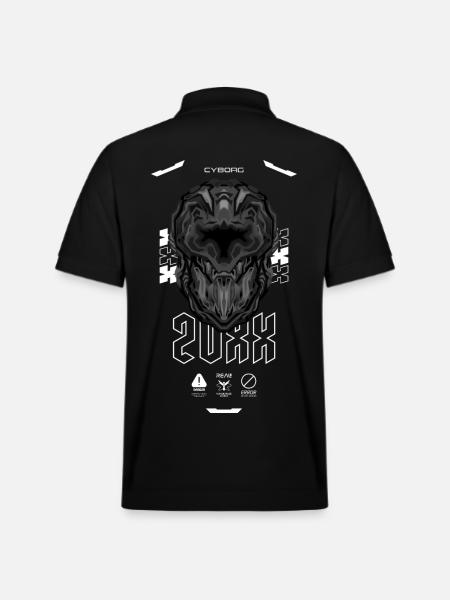 Cyborg 20XX - Stanley/Stella Unisex Organic Polo Shirt PREPSTER - black
