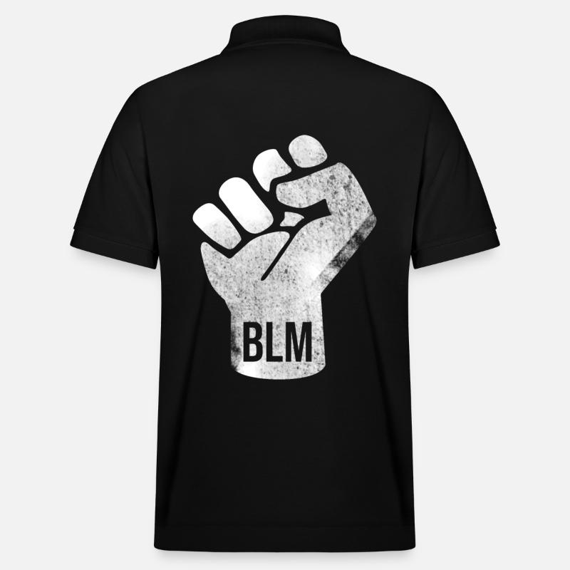 BLM Faust Design - Stanley/Stella Unisex Organic Polo Shirt PREPSTER - black