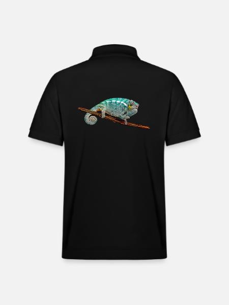 Chameleon - Stanley/Stella Unisex Organic Polo Shirt PREPSTER - black