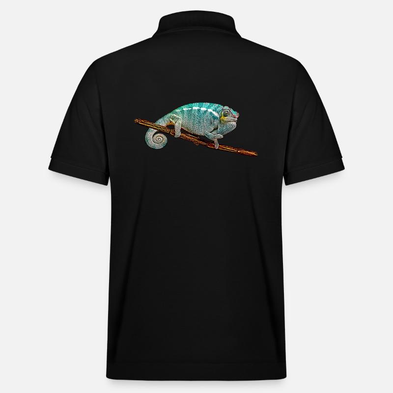 Chamäleon - Stanley/Stella Unisex Bio-Poloshirt PREPSTER - Schwarz