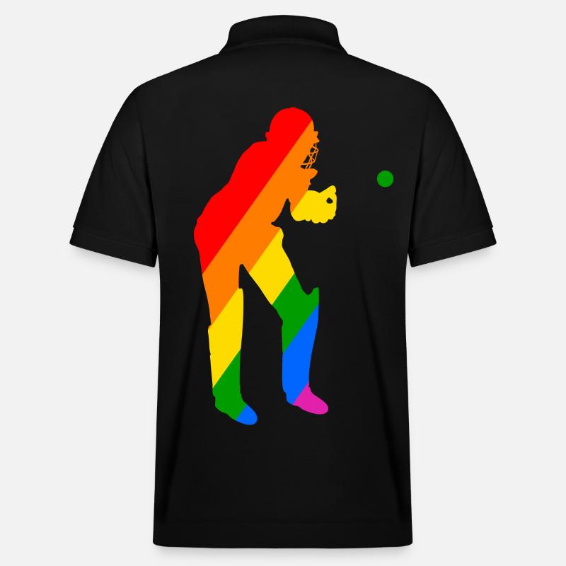 Cricket Wicketkeeper - Stanley/Stella Unisex Bio-Poloshirt PREPSTER - Schwarz