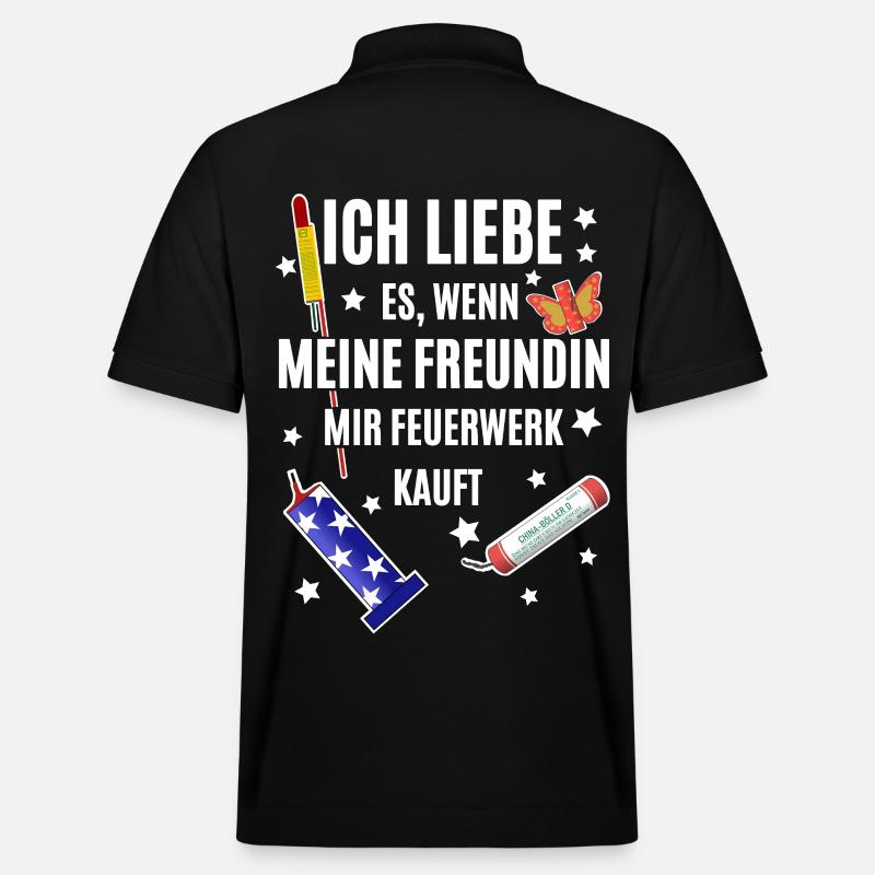 Pyro Freak - Stanley/Stella Unisex Bio-Poloshirt PREPSTER - Schwarz
