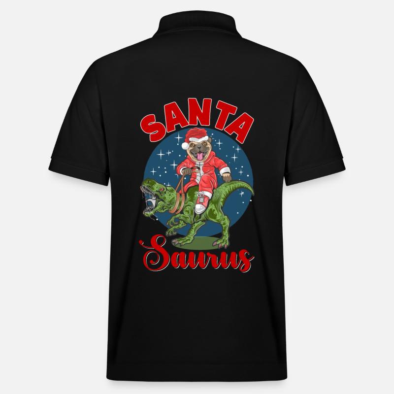 Père Noël Saurus - Polo PREPSTER bio Stanley/Stella Unisexe - noir