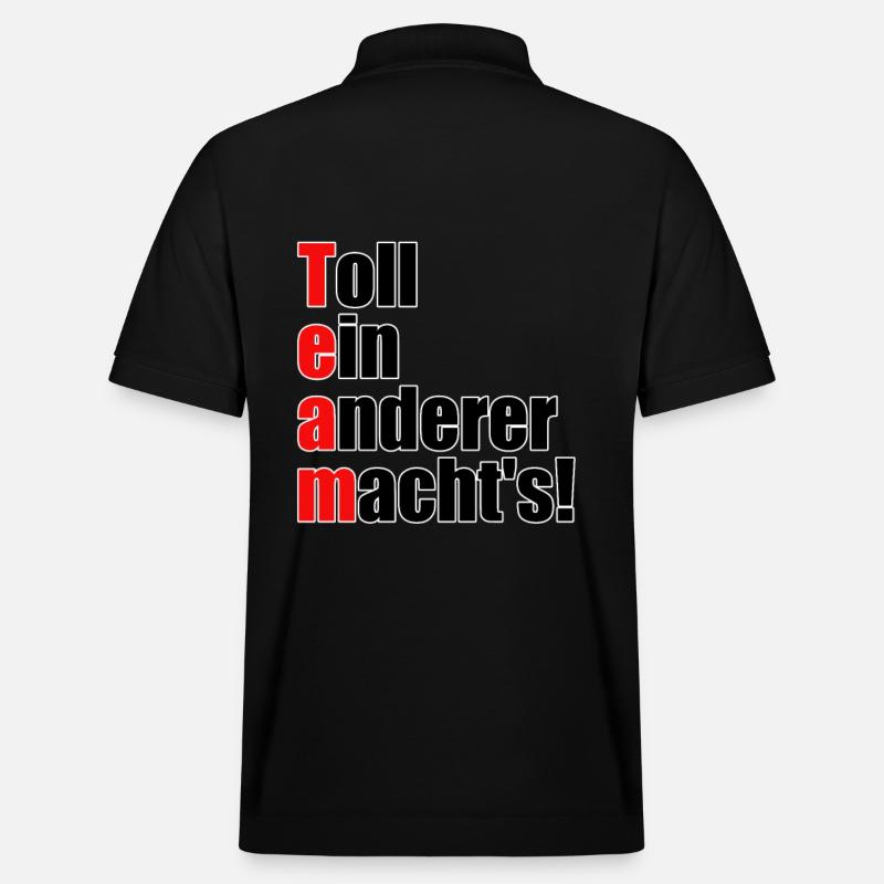 Team - Toll ein anderer machts! - Stanley/Stella Unisex Bio-Poloshirt PREPSTER - Schwarz