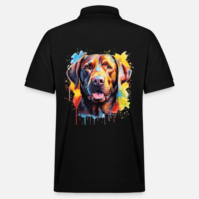 Labrador - Polo PREPSTER bio Stanley/Stella Unisexe - noir