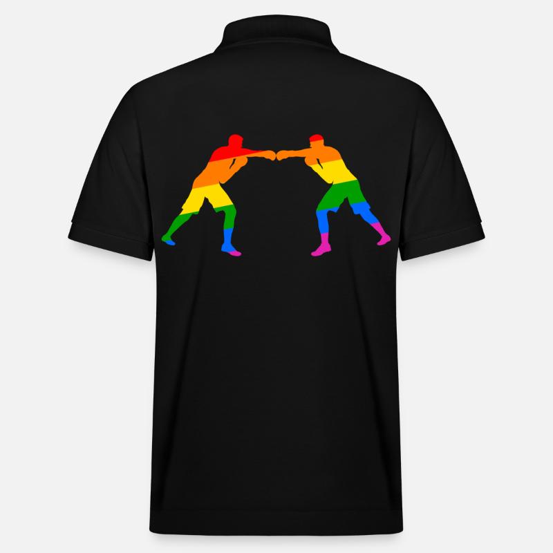 Boxen - Kampfgeist und Vielfalt - Stanley/Stella Unisex Bio-Poloshirt PREPSTER - Schwarz