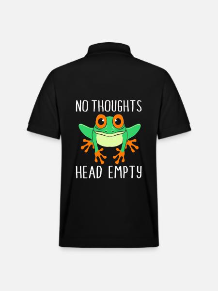 Tree Frog Frog - Stanley/Stella Unisex Organic Polo Shirt PREPSTER - black