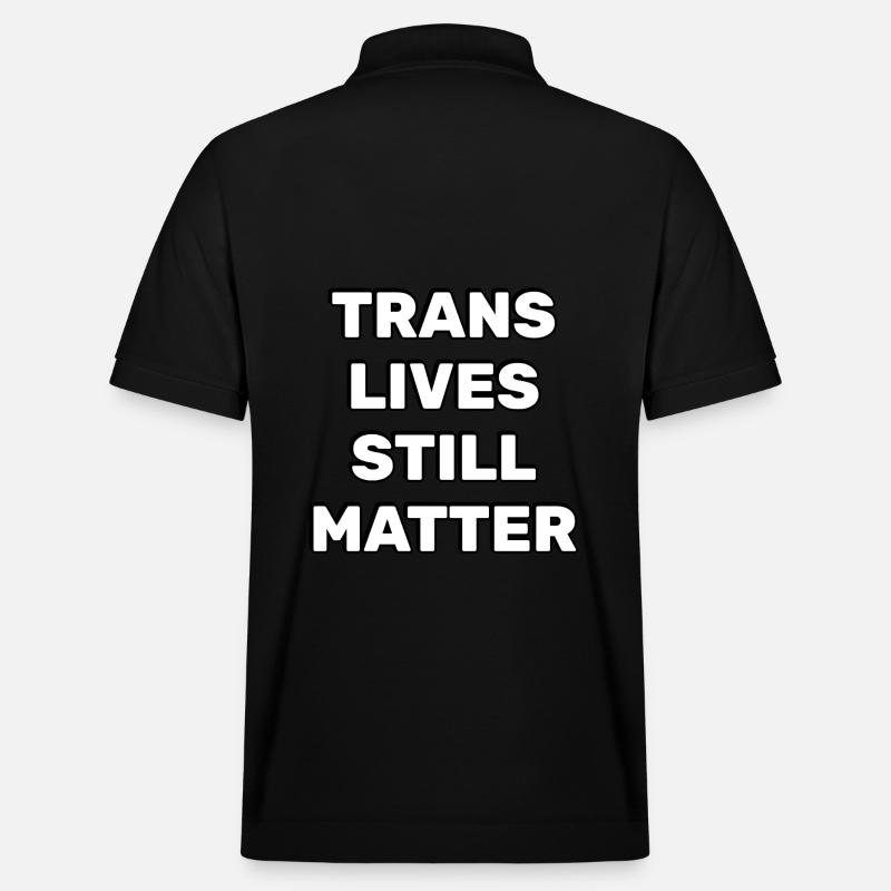 Trans-Leben sind immer noch wichtig - Stanley/Stella Unisex Bio-Poloshirt PREPSTER - Schwarz