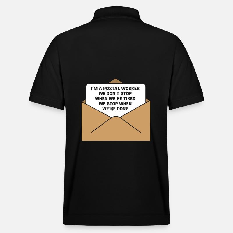 Poststempel Post - Stanley/Stella Unisex Bio-Poloshirt PREPSTER - Schwarz