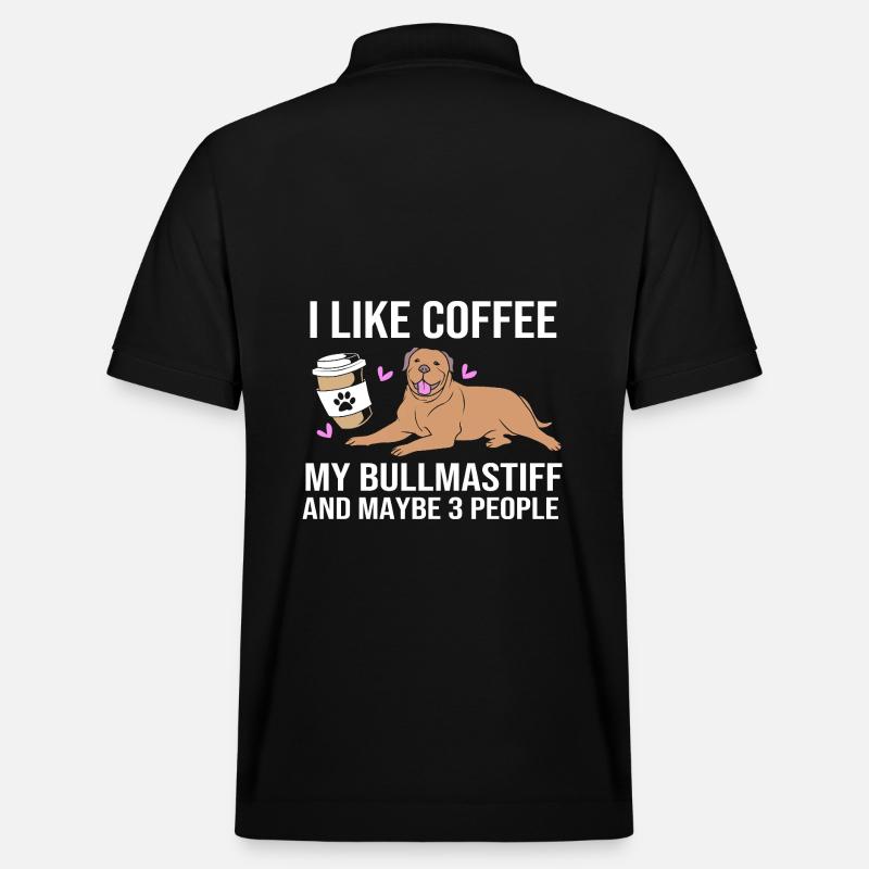 Bullmastiff - Polo PREPSTER bio Stanley/Stella Unisexe - noir