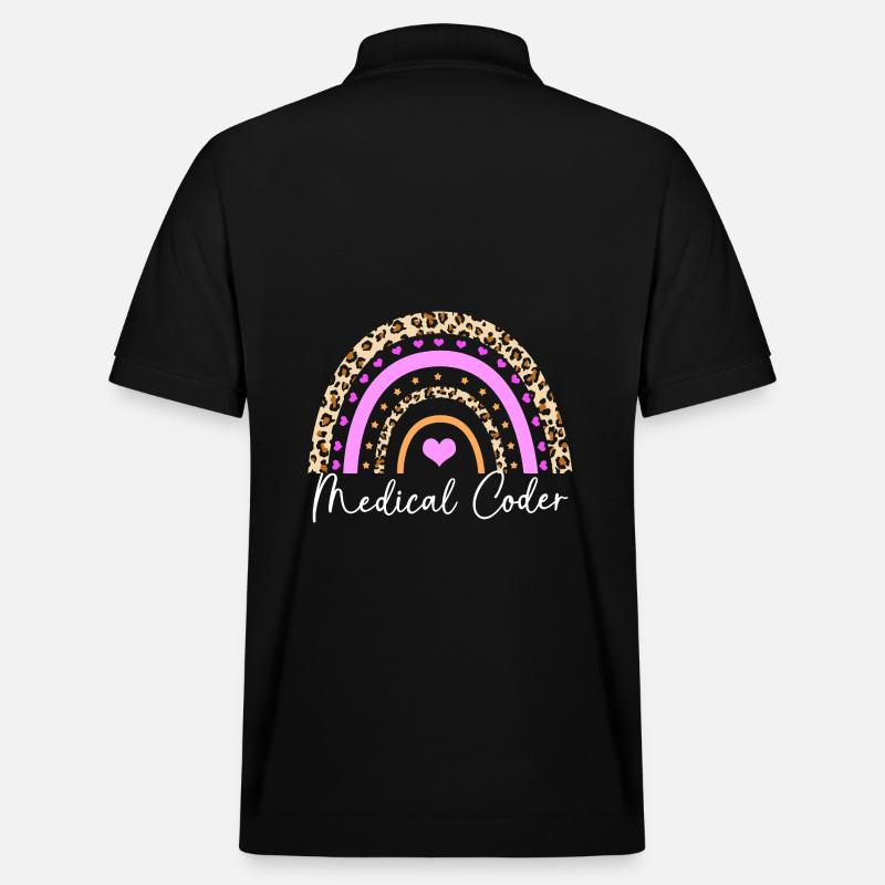 Codeur médical - Polo PREPSTER bio Stanley/Stella Unisexe - noir