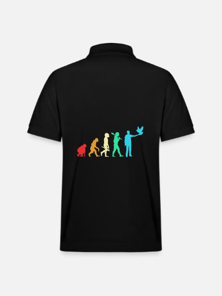 Pigeons Pigeon - Stanley/Stella Unisex Organic Polo Shirt PREPSTER - black