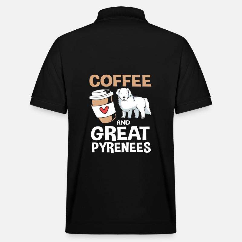 Chien des Pyrénées - Polo PREPSTER bio Stanley/Stella Unisexe - noir
