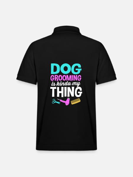 Dog groomer - Stanley/Stella Unisex Organic Polo Shirt PREPSTER - black