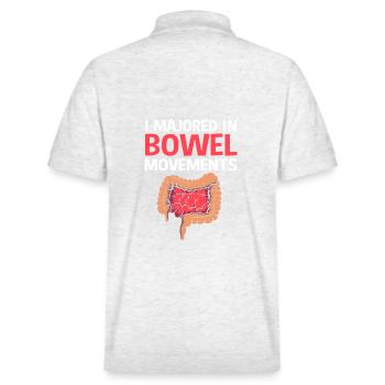 Gastro-entérologie - Polo PREPSTER bio Stanley/Stella Unisexe - blanc chiné - Dos - Andy (188cm)