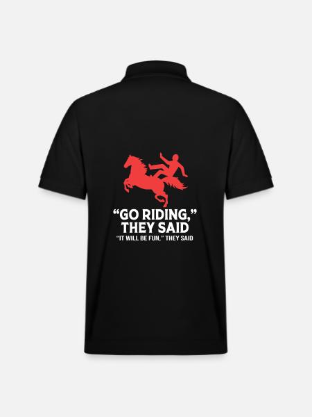 Courses de chevaux - Polo PREPSTER bio Stanley/Stella Unisexe - noir
