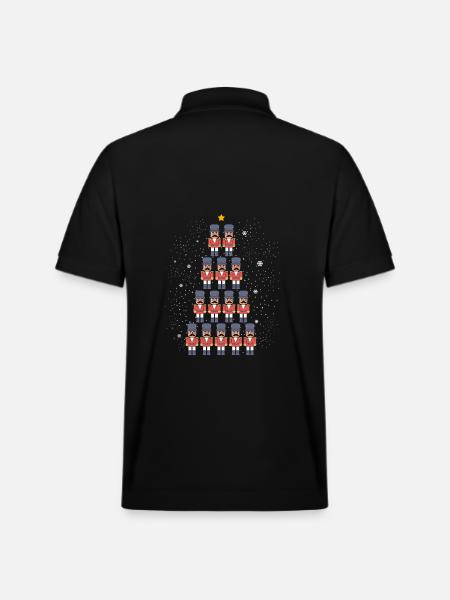 Nutcracker Christmas - Stanley/Stella Unisex Organic Polo Shirt PREPSTER - black