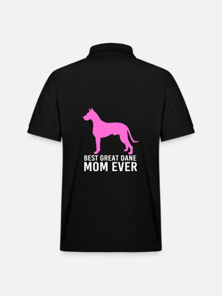 Great Dane - Stanley/Stella Unisex Organic Polo Shirt PREPSTER - black