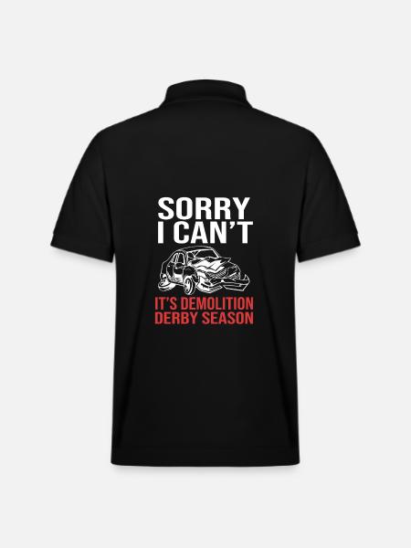 Demolition of the derby - Stanley/Stella Unisex Organic Polo Shirt PREPSTER - black