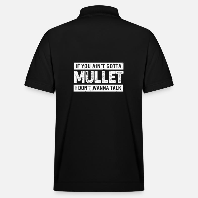 coupe de cheveux mulet - Polo PREPSTER bio Stanley/Stella Unisexe - noir