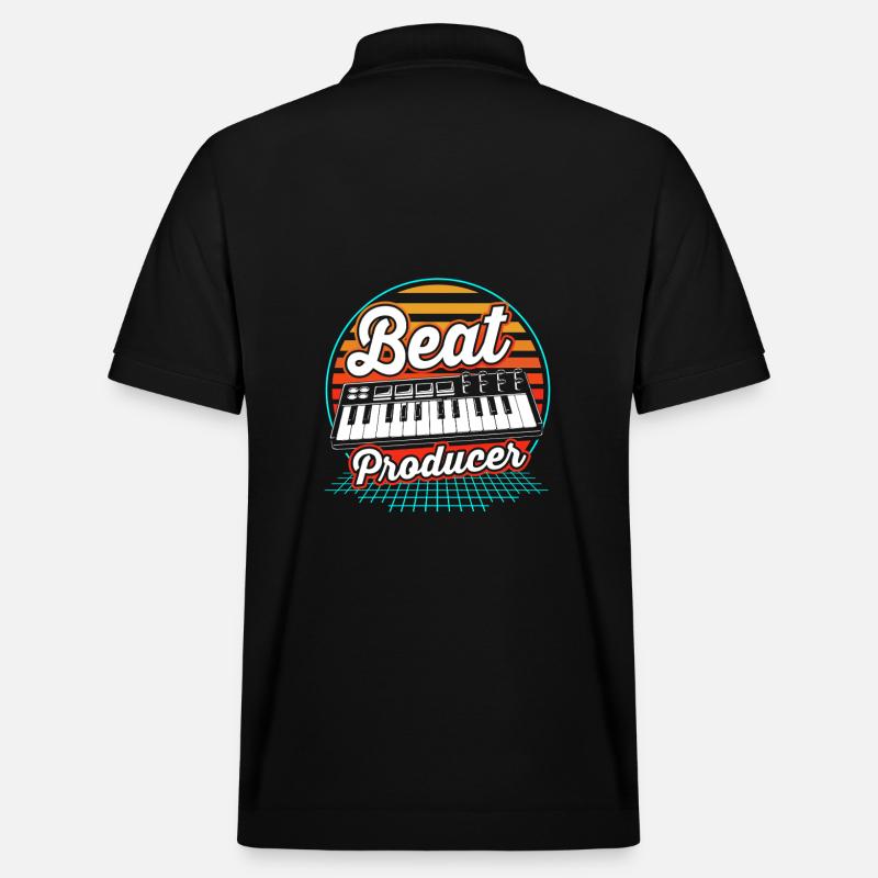 Keyboard DJ Djing Label - Stanley/Stella Unisex Bio-Poloshirt PREPSTER - Schwarz