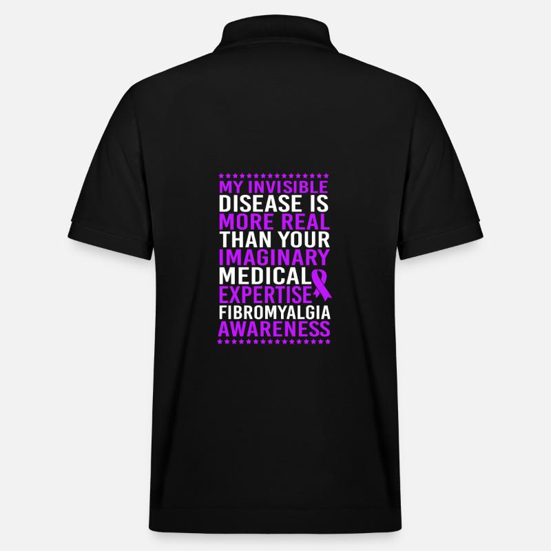 Fibromyalgie Fibro - Stanley/Stella Unisex Bio-Poloshirt PREPSTER - Schwarz