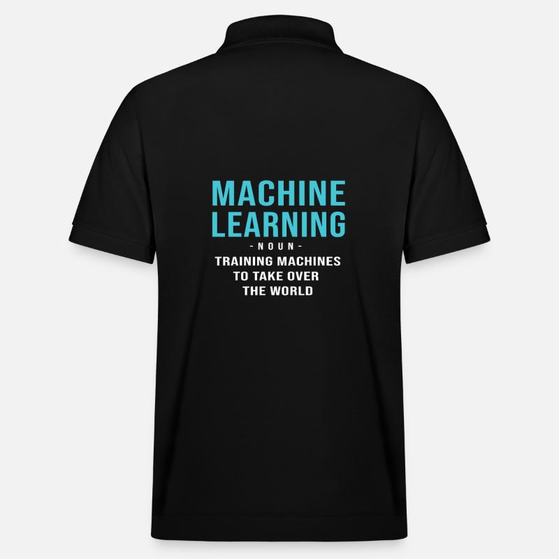 GPT Programmer Coder - Stanley/Stella Unisex Organic Polo Shirt PREPSTER - black