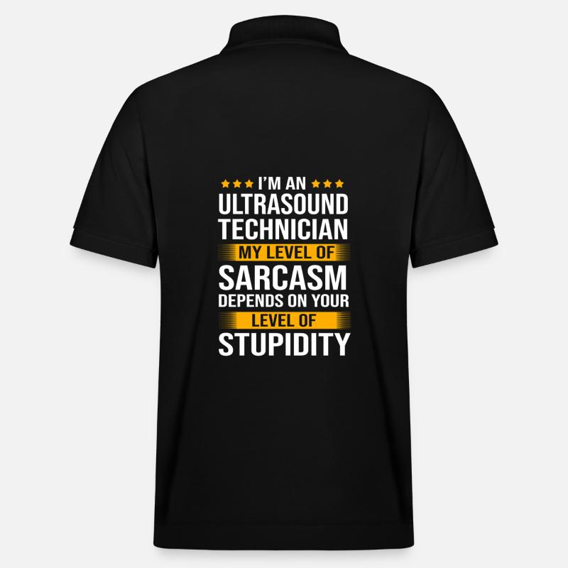 Ultrasonic Technician Ultrasonic Technician - Stanley/Stella Unisex Organic Polo Shirt PREPSTER - black