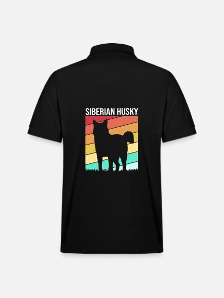 Husky - Stanley/Stella Unisex Organic Polo Shirt PREPSTER - black