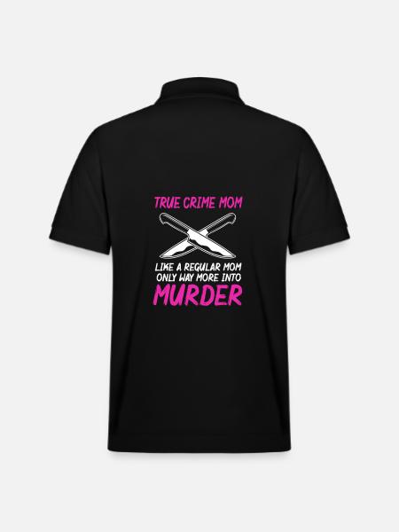 Krimi True Crime - Stanley/Stella Unisex Organic Polo Shirt PREPSTER - black