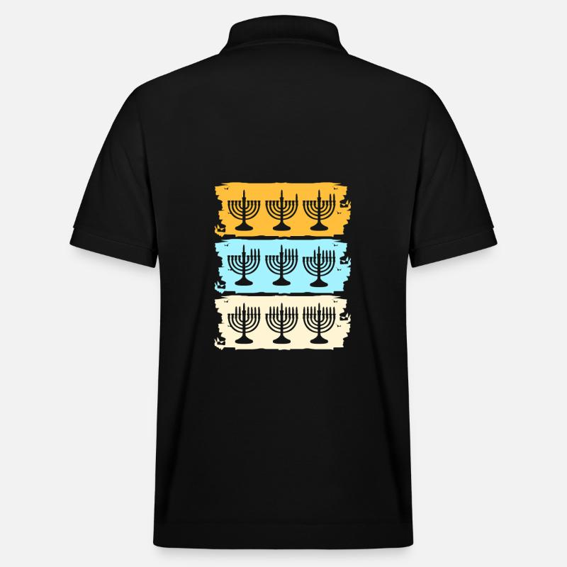 Hanoukka Hanoukka Hanoukka - Polo PREPSTER bio Stanley/Stella Unisexe - noir