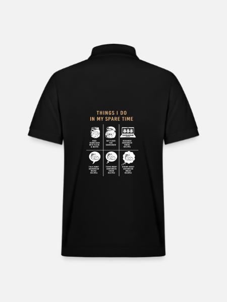 Baker Baker Baking - Stanley/Stella Unisex Organic Polo Shirt PREPSTER - black