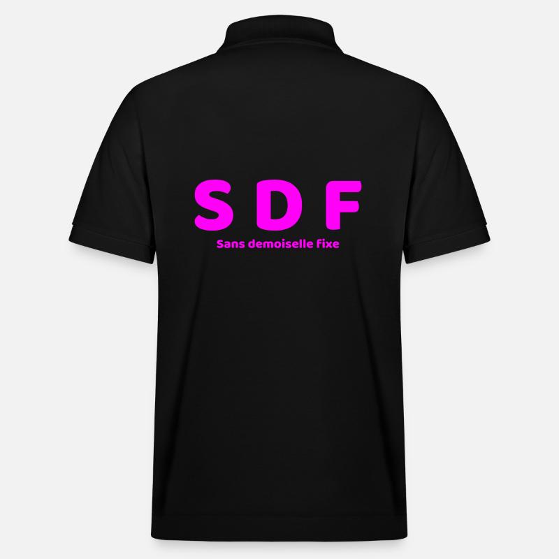 OBDACHLOS - Stanley/Stella Unisex Bio-Poloshirt PREPSTER - Schwarz