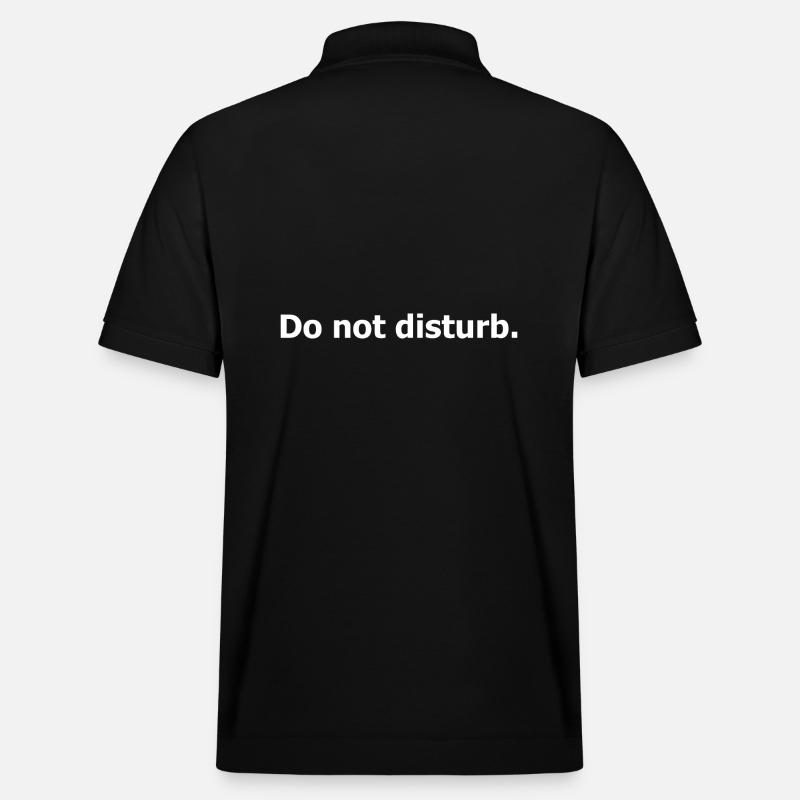 Bitte nicht stören. - Stanley/Stella Unisex Bio-Poloshirt PREPSTER - Schwarz