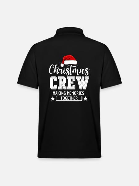 WEIHNACHTS-CREW - Stanley/Stella Unisex Bio-Poloshirt PREPSTER - Schwarz