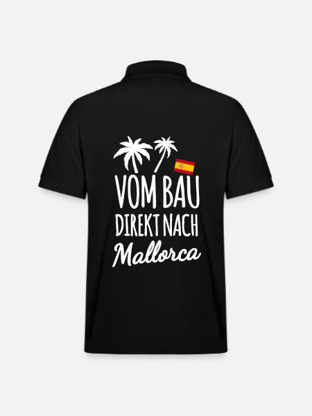 Bauarbeiter in Mallorca - Stanley/Stella Unisex Bio-Poloshirt PREPSTER - Schwarz
