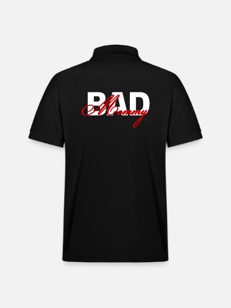 Bad Mommy - Stanley/Stella Unisex Organic Polo Shirt PREPSTER - black