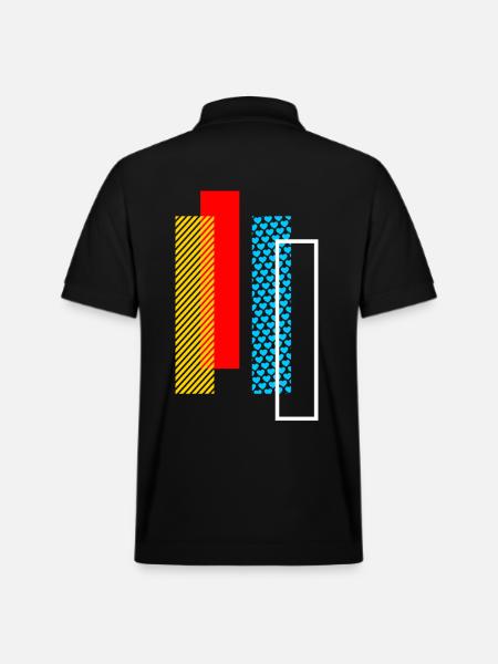 I i Letter - Stanley/Stella Unisex Organic Polo Shirt PREPSTER - black