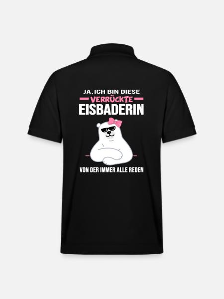 Isbadning vinterpool vinterbader vinterbader - Stanley/Stella PREPSTER økologisk unisex poloshirt - sort