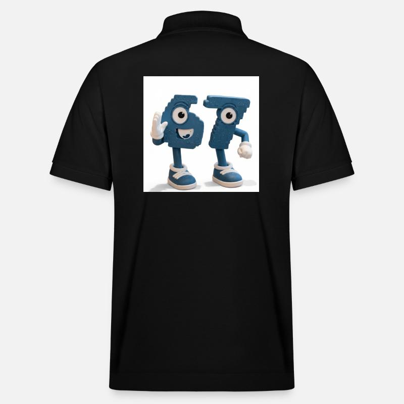 sixseven - Polo PREPSTER bio Stanley/Stella Unisexe - noir