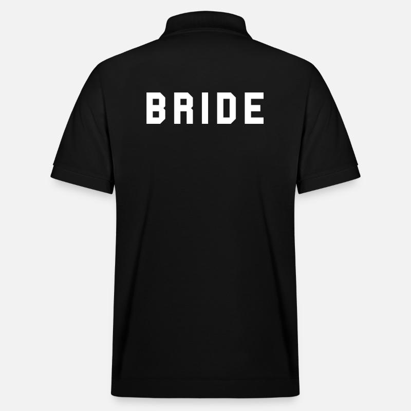 BRIDE College Design Blanc - Polo PREPSTER bio Stanley/Stella Unisexe - noir