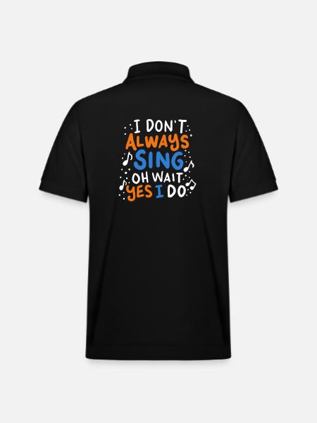 Singer - Stanley/Stella Unisex Organic Polo Shirt PREPSTER - black
