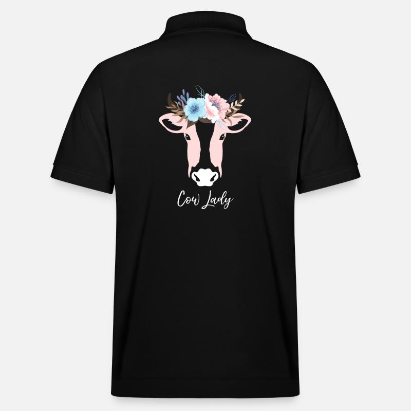 Dame Cattle - Polo PREPSTER bio Stanley/Stella Unisexe - noir