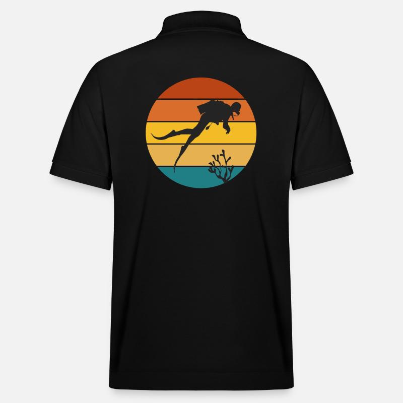 Tauchen, Tauchen - Stanley/Stella Unisex Bio-Poloshirt PREPSTER - Schwarz