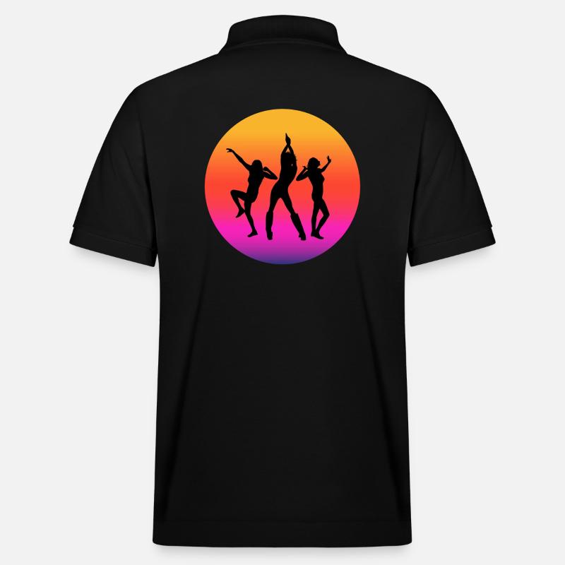 Diso, Disco-Fan, Disco-Musik - Stanley/Stella Unisex Bio-Poloshirt PREPSTER - Schwarz