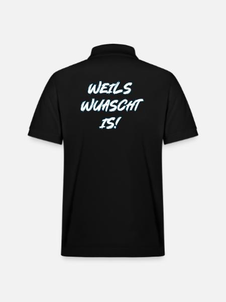 Weils wuascht is! - Stanley/Stella Unisex Bio-Poloshirt PREPSTER - Schwarz