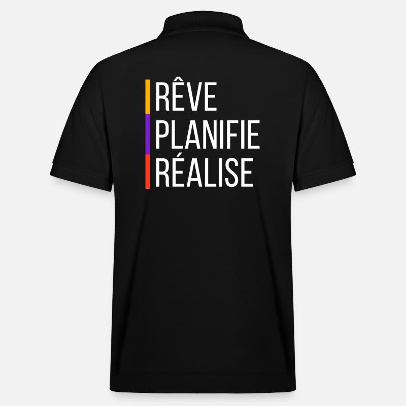 Citation de Motivation - Polo PREPSTER bio Stanley/Stella Unisexe - noir